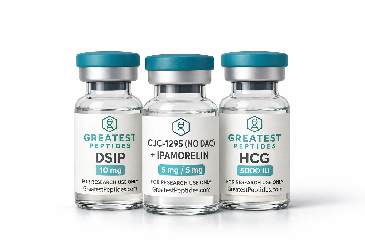 [DSIP,10mg],[CJC-1295 +IPAMORELIN 5mg/5mg],[HCG 5000UI]
